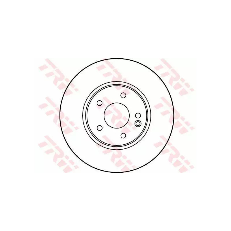 Stabdžių diskas  TRW DF2812