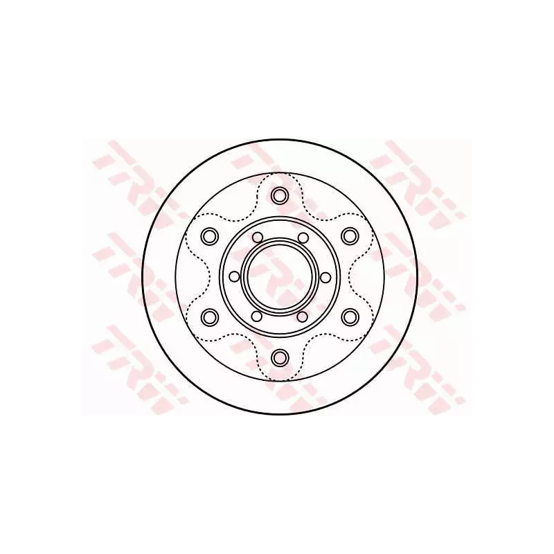 Stabdžių diskas  TRW DF2788S