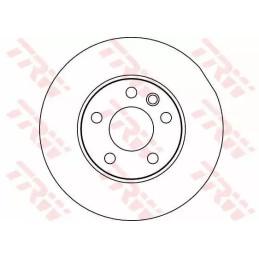 Stabdžių diskas  TRW DF2810