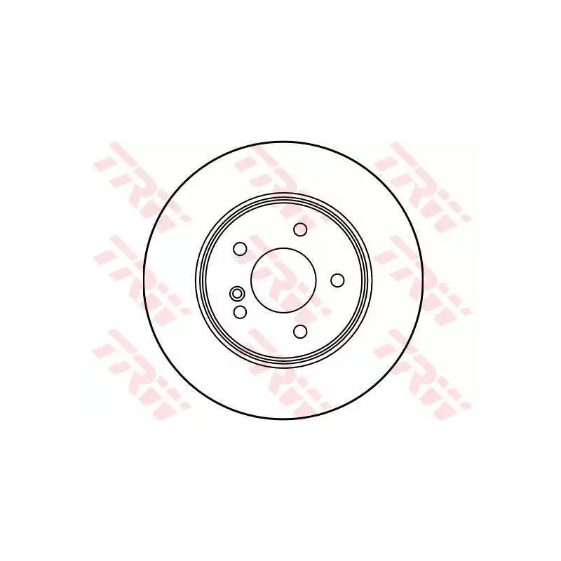 Stabdžių diskas  TRW DF2813
