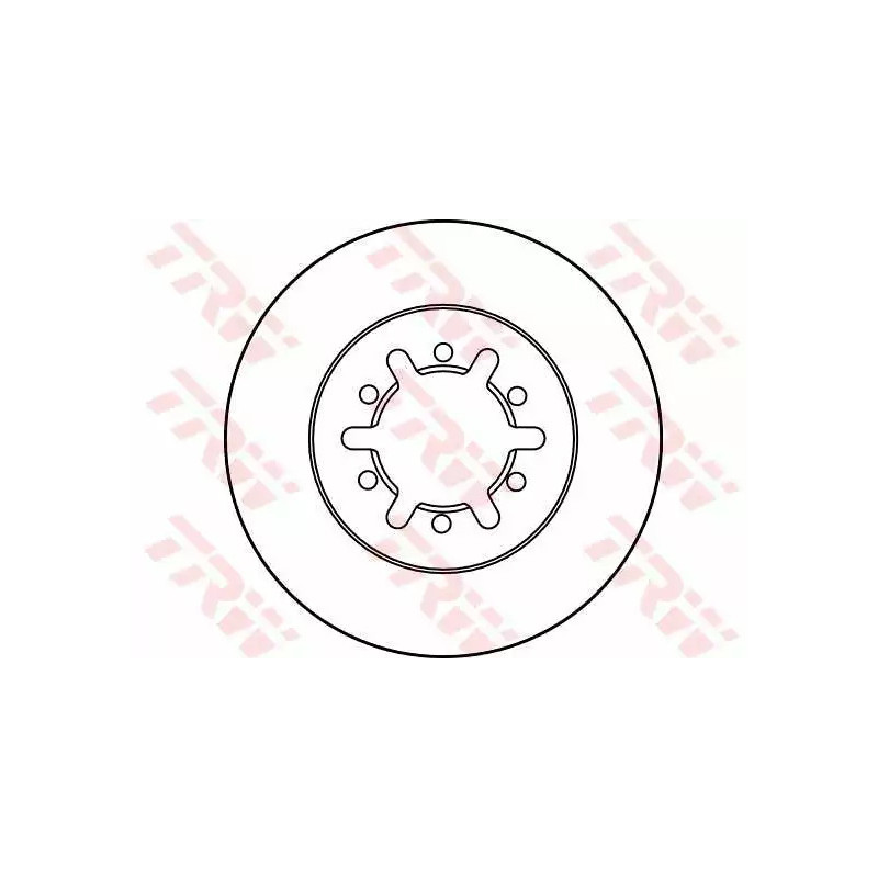Stabdžių diskas  TRW DF3001