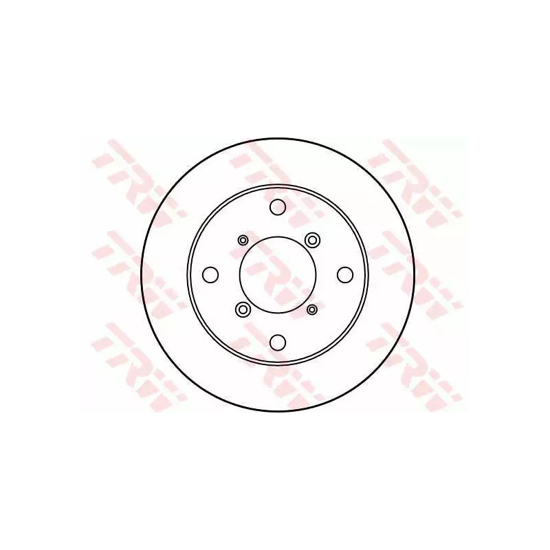 Stabdžių diskas  TRW DF3032
