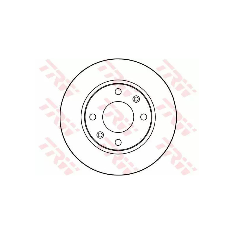 Stabdžių diskas  TRW DF2815