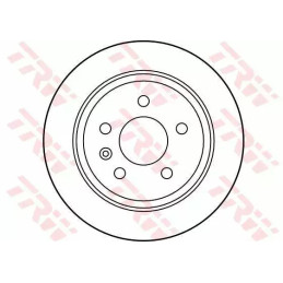 Stabdžių diskas  TRW DF2794