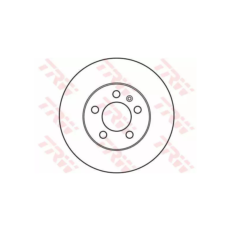 Stabdžių diskas  TRW DF2803