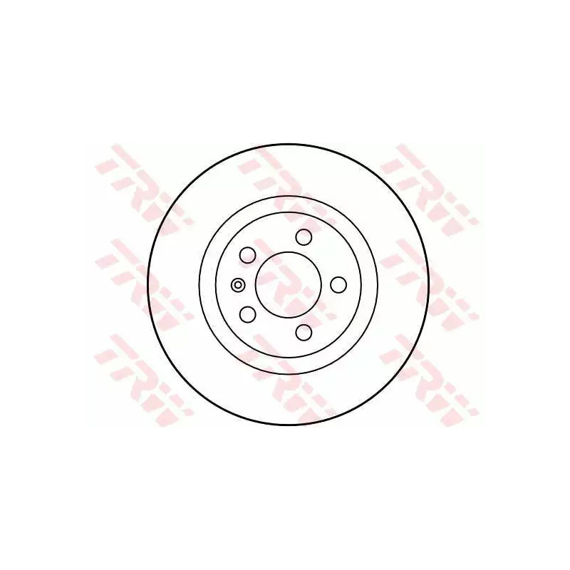 Stabdžių diskas  TRW DF2804
