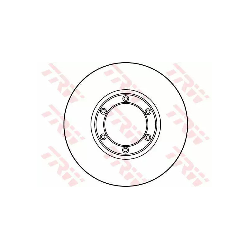 Stabdžių diskas  TRW DF3049