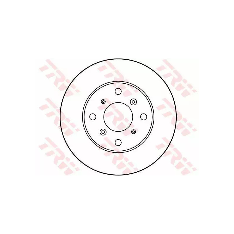 Stabdžių diskas  TRW DF3109