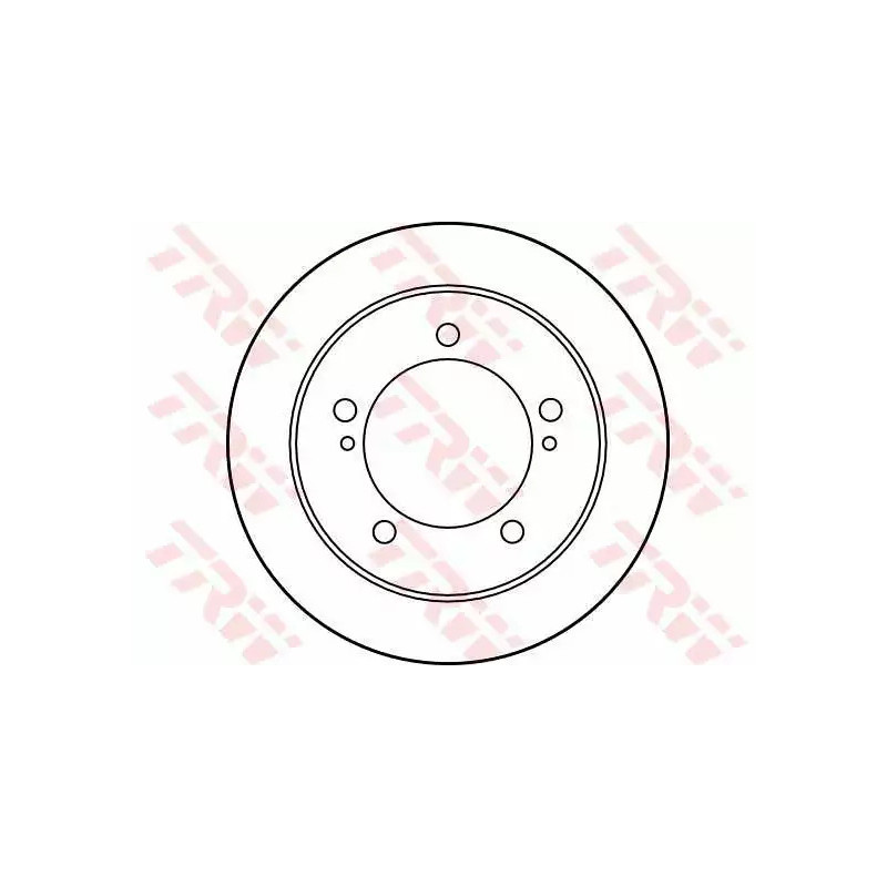 Stabdžių diskas  TRW DF3165