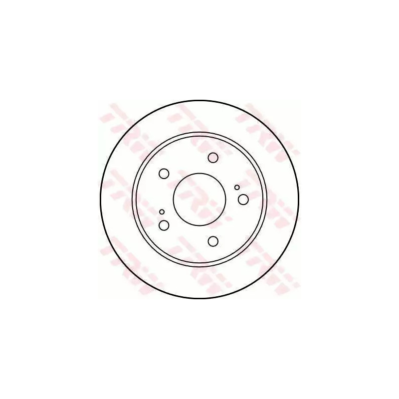 Stabdžių diskas  TRW DF4001