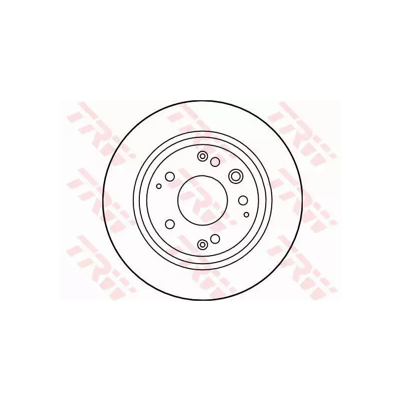 Stabdžių diskas  TRW DF4005
