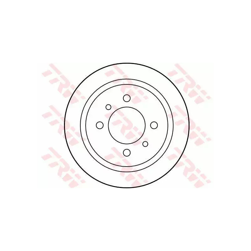 Stabdžių diskas  TRW DF4006