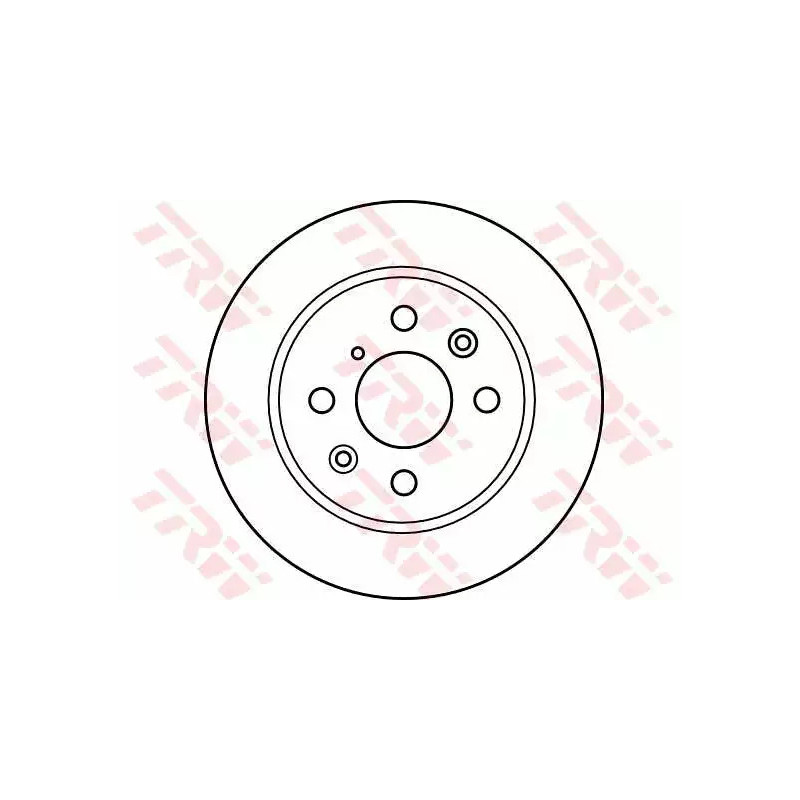 Stabdžių diskas  TRW DF4020
