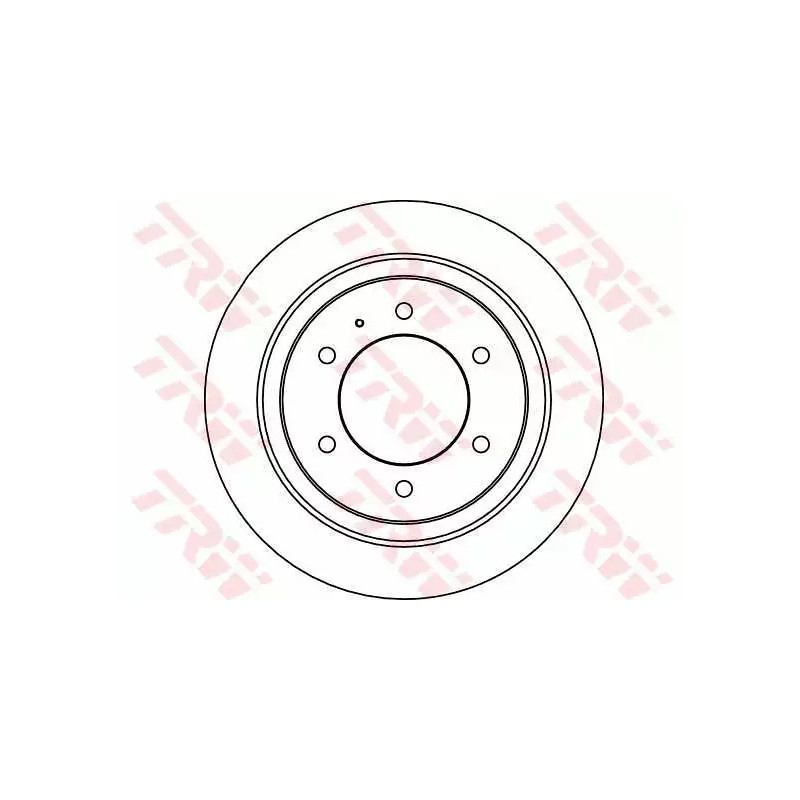 Stabdžių diskas  TRW DF4030
