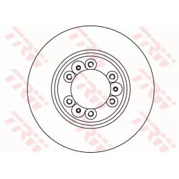 Stabdžių diskas  TRW DF4029
