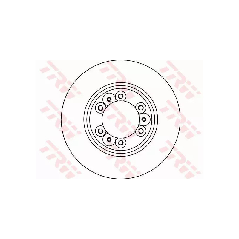 Stabdžių diskas  TRW DF4029