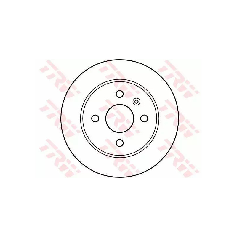 Stabdžių diskas  TRW DF4050