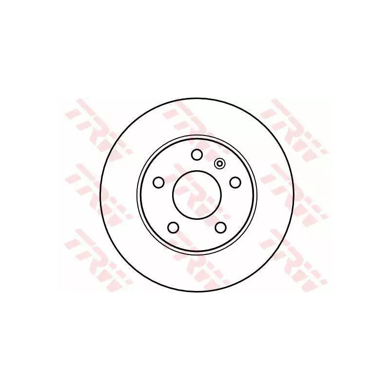 Stabdžių diskas  TRW DF4051