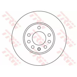 Stabdžių diskas  TRW DF4048