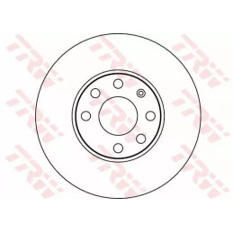 Stabdžių diskas  TRW DF4042