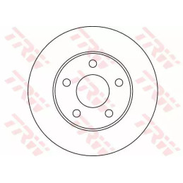Stabdžių diskas  TRW DF4041