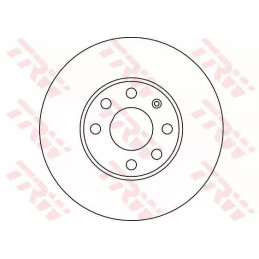 Stabdžių diskas  TRW DF4043