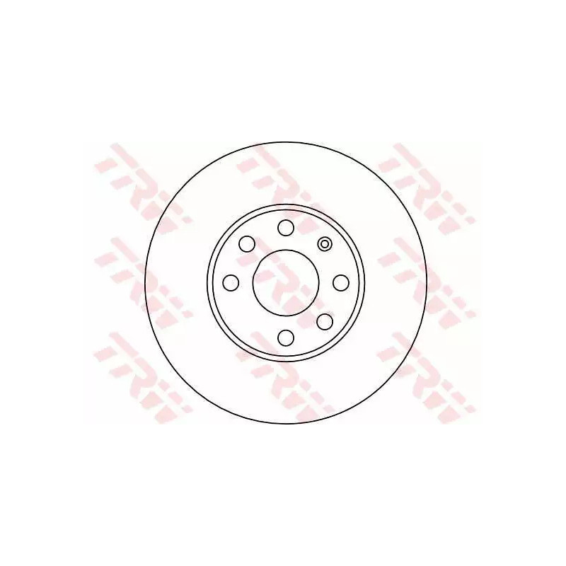 Stabdžių diskas  TRW DF4043