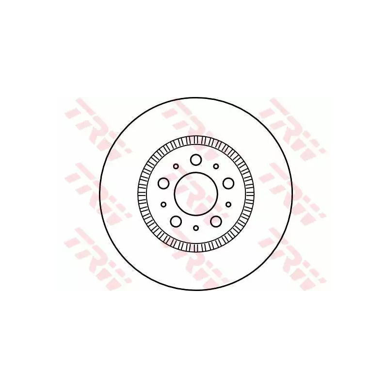 Stabdžių diskas  TRW DF4053S