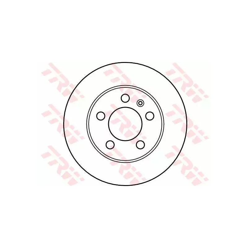Stabdžių diskas  TRW DF4052