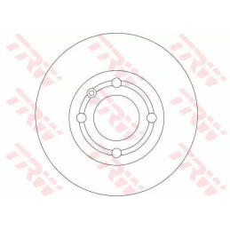 Stabdžių diskas  TRW DF4062