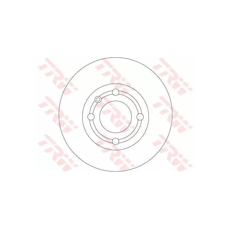 Stabdžių diskas  TRW DF4062