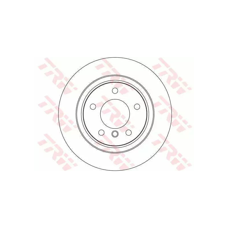 Stabdžių diskas  TRW DF4069