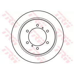 Stabdžių diskas  TRW DF4075