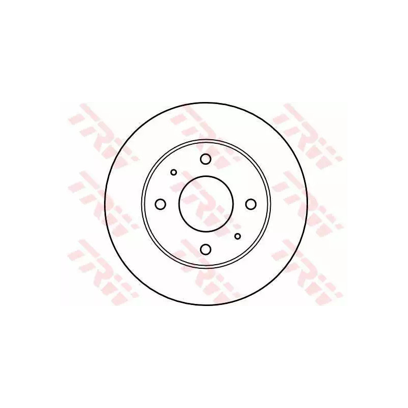Stabdžių diskas  TRW DF4081
