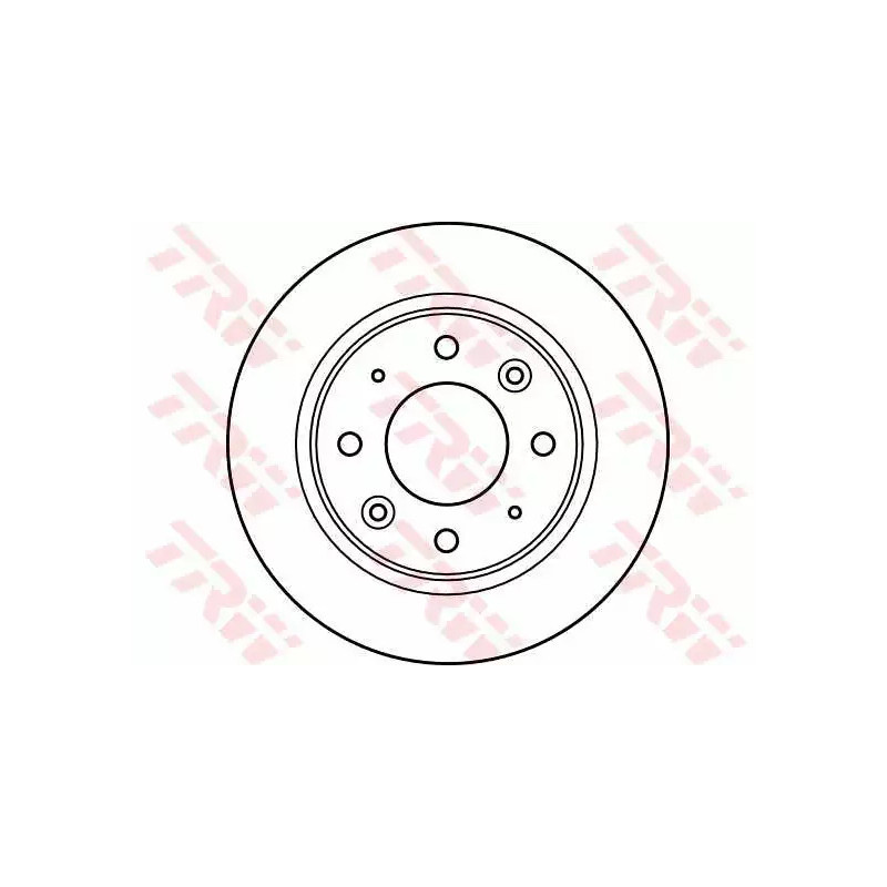 Stabdžių diskas  TRW DF4083