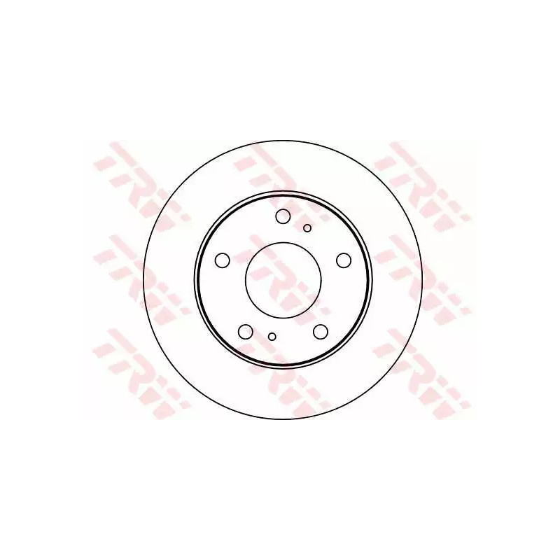 Stabdžių diskas  TRW DF4092