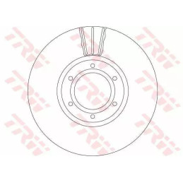 Stabdžių diskas  TRW DF4111