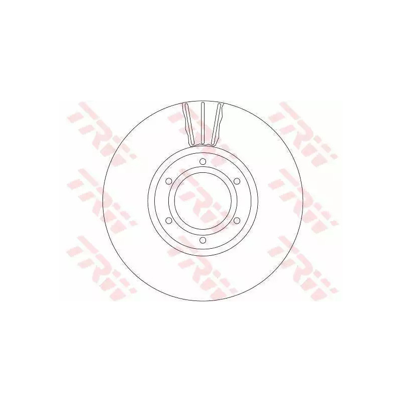 Stabdžių diskas  TRW DF4111
