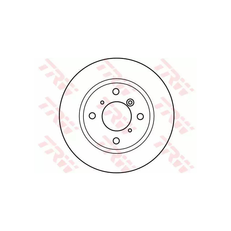 Stabdžių diskas  TRW DF4117