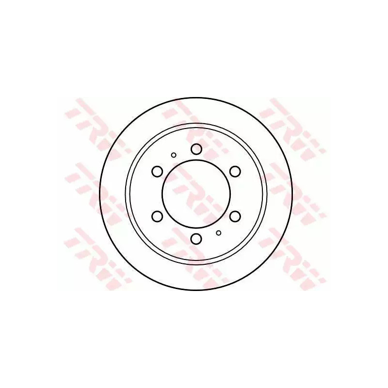 Stabdžių diskas  TRW DF4133