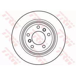 Stabdžių diskas  TRW DF4143