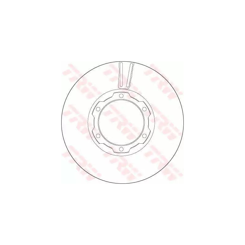 Stabdžių diskas  TRW DF4145S