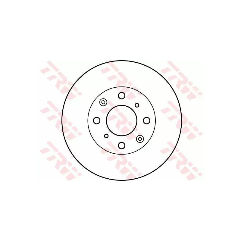 Stabdžių diskas  TRW DF4152