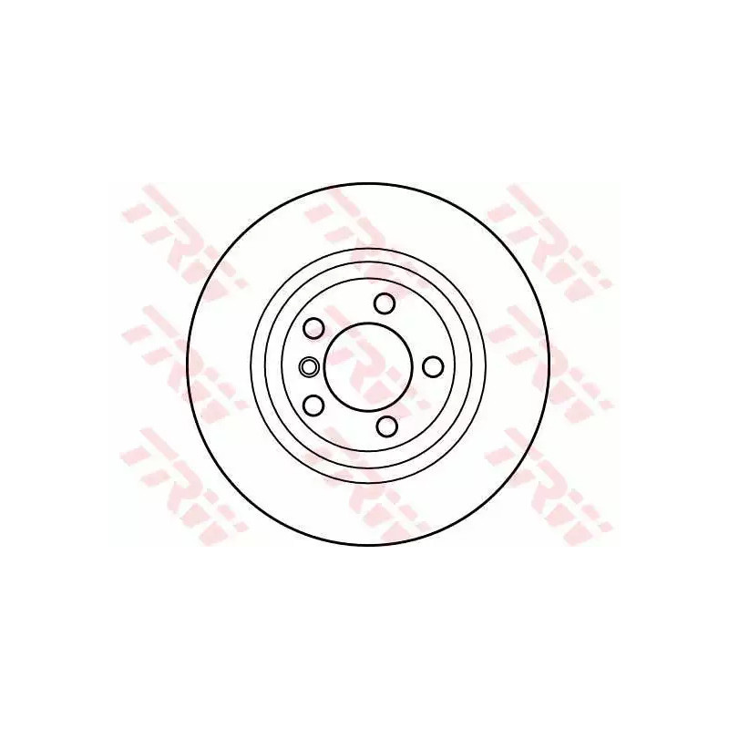 Stabdžių diskas  TRW DF4166