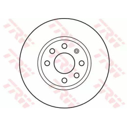 Stabdžių diskas  TRW DF4165