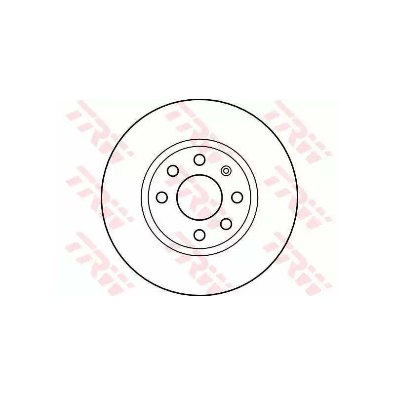 Stabdžių diskas  TRW DF4165