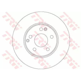 Stabdžių diskas  TRW DF4180