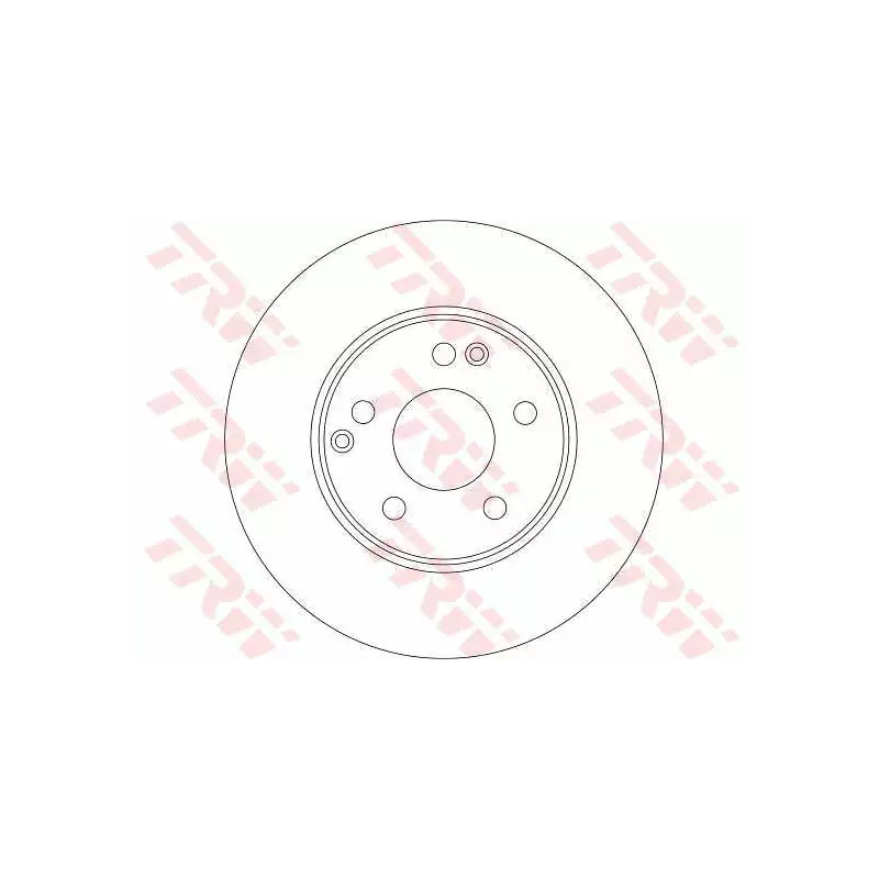 Stabdžių diskas  TRW DF4180