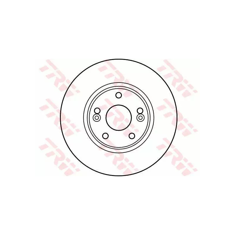 Stabdžių diskas  TRW DF4179