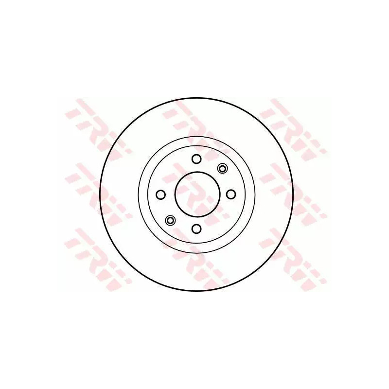 Stabdžių diskas  TRW DF4183